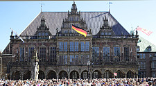 This picture shows the Bremen Rathaus