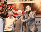 Zwei der ausgezeichneten Einheitsmacher mit Moderator Andreas Neumann (01.10.2010)