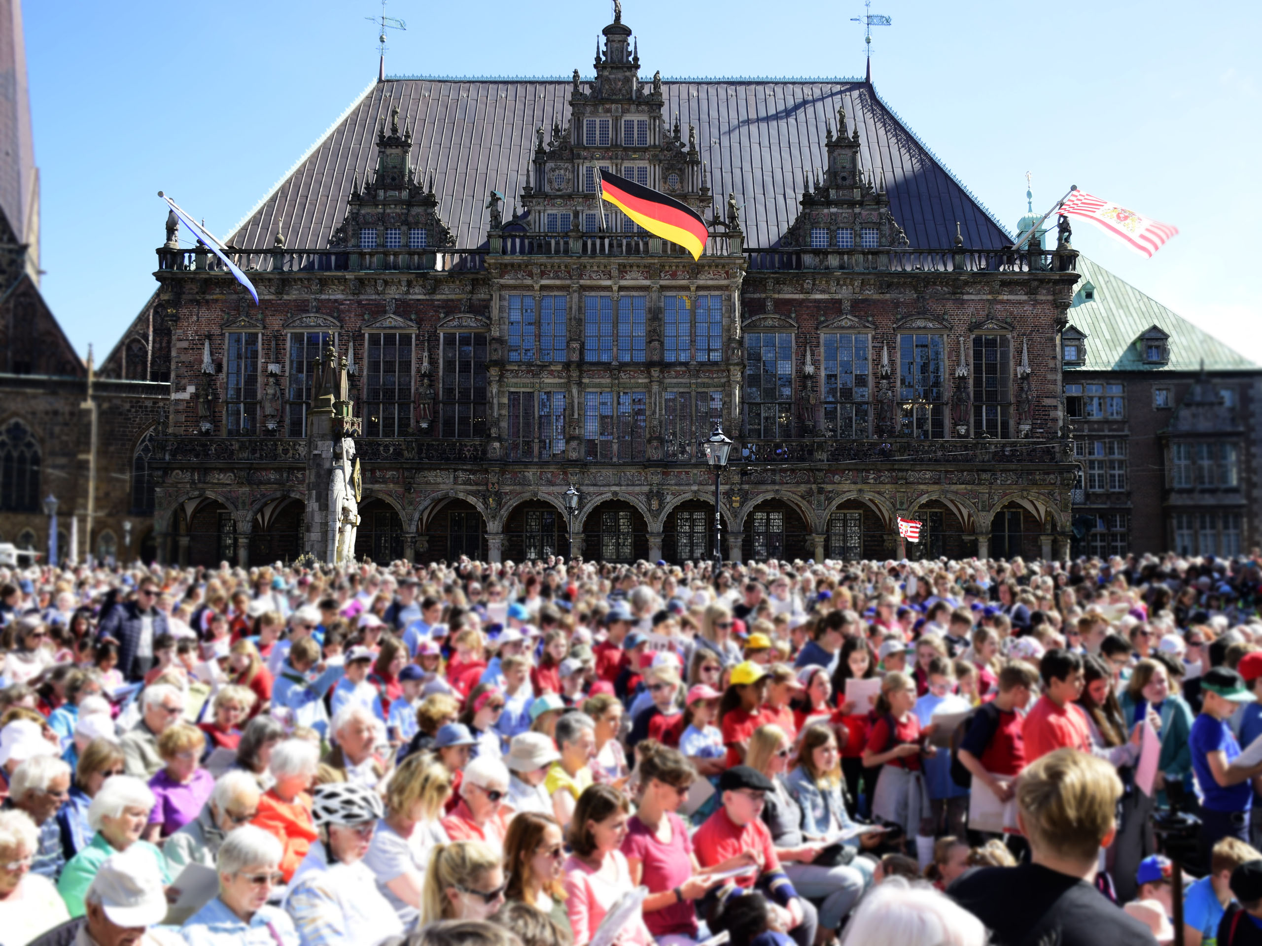 Das Rathaus Bremen Senatskanzlei Neujahrsempfang
