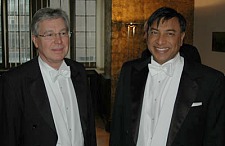 Dieses Bild zeigt Bürgermeister Jens Böhrnsen mit Lakhsmi N. Mittal