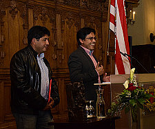 Martín und Víctor Fernández Guzmán. Foto: Senatspressestelle