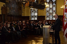 Laudator Dr. Bernd Bornhorst, Vorstandsvorsitzender VENRO – Verband Entwicklungspolitik und Humanitäre Hilfe.