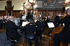 Neujahrsempfang des Senats 2023: Die Bremer Philharmoniker sorgen für den musikalischen Start in das neue Jahr. Foto: Senatspressestelle