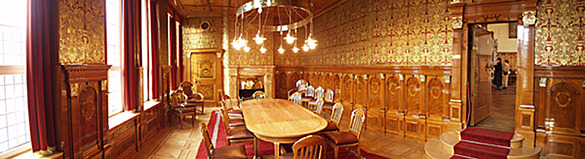 Ein Panorama- Bild von der Güldenkammer