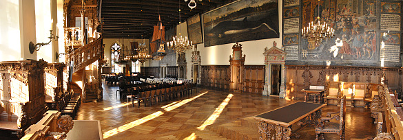 This picture shows the Obere Rathaushalle (Upper Hall)