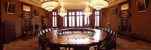 Ein Panorama- Bild vom Senatssaal