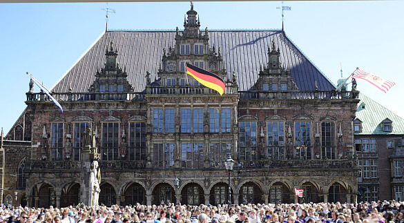 This picture shows the Bremen Rathaus