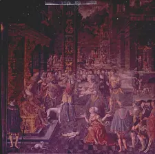 This picture shows Solomon's Judgement