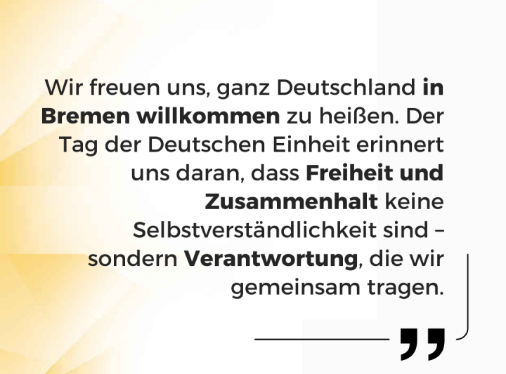 Zitat von Bürgermeister Andreas Bovenschulte: 