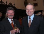 Der Schwachhauser Beiratssprecher Uwe Fehlberg und der CDU-Fraktionsvorsitzende und Bürgermeister a.D. Hartmut Perschau 