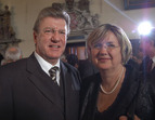 … sowie Bildungssenatorin Renate Jürgens-Pieper, hier mit Uwe Lissau (Amtsgerichtspräsident Bremerhaven) …