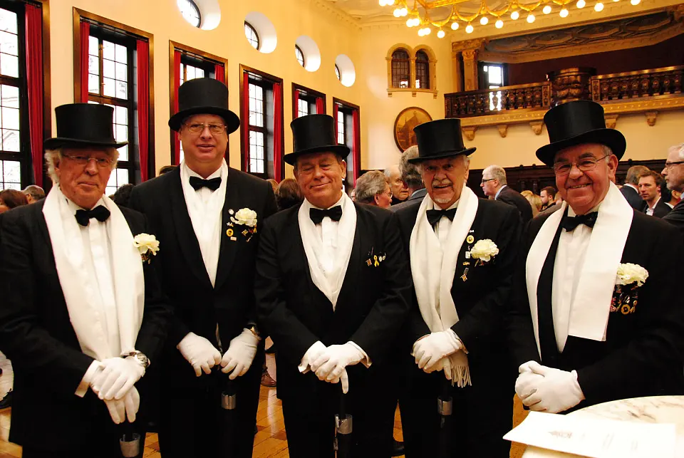 Auch die ehrenwerte Gesellschaft war wieder zu Gast beim Neujahrsempfang