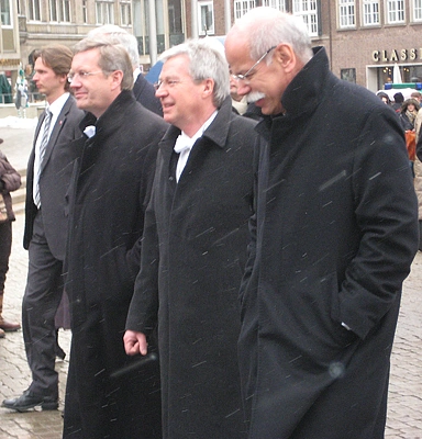 Der obligatorische Gang &uuml;ber den Bremer Marktplatz