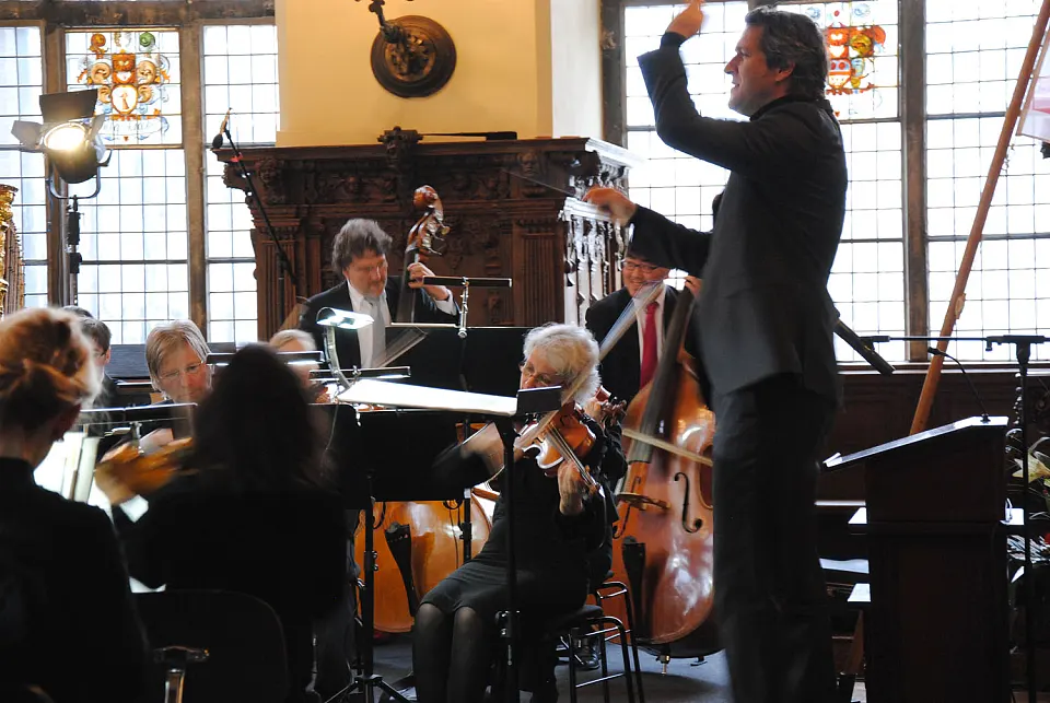 Die Bremer Philharmoniker unter der Leitung von Generalmusikdirektor Markus Poschner