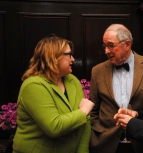 Senatorin Anja Stahmann und Hans-Christoph Hoppensack