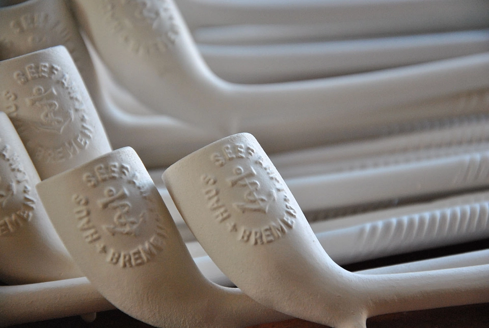 Die traditionellen Tonpfeiffen der Schaffermahlzeit