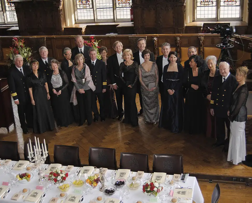 Die Schaffer und Kapit&auml;nsschaffer mit ihren Frauen