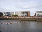 Das Drachenbootrennen im Europahafen am 3. Oktober 2010