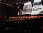 Das Orchester der Deutschen Kammerphilharmonie Bremen beim Festakt in der Bremen Arena (03.10.2010)