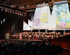 Das Bühnenbild beim Festakt: realisiert durch das Theater Bremen