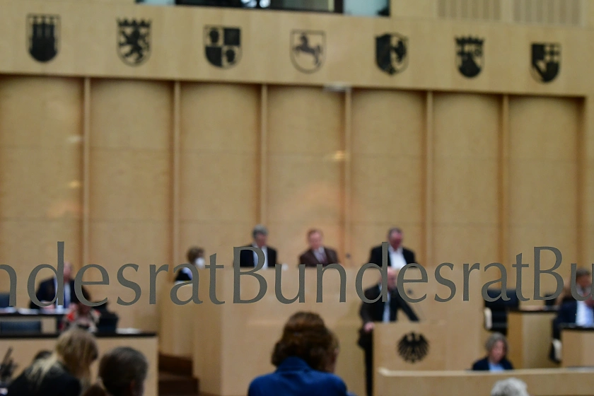 Blick in den Saal des Bundesrates.