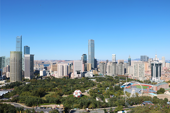 Blick auf Dalian