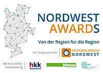 Titelbild des NordWest Awards 2024 – Metropolregion Nordwest sucht die Besten im Nordwesten