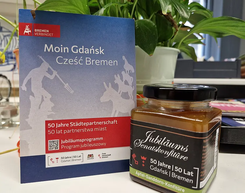 Senatsmarmelade Apfel-Sanddorn