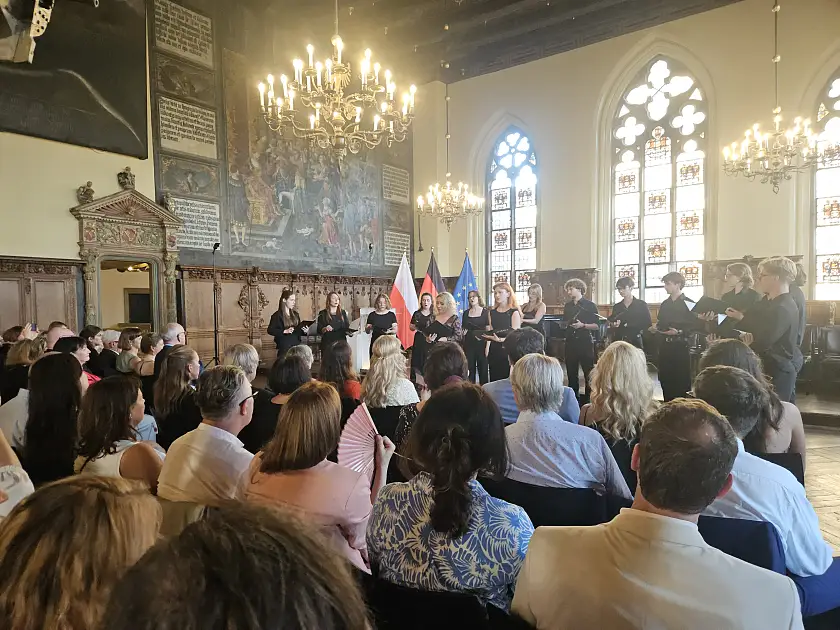 Festveranstaltung zu 50 Jahre Städtepartnerschaft Bremen - Danzig im Bremer Rathaus