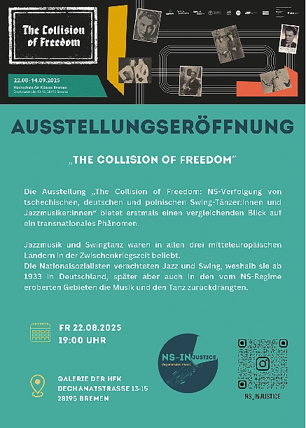 Flyer zur Ausstellungseröffnung