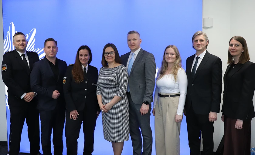 Besuch im Polizeipräsidium
