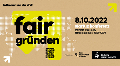 Plakat: Konferenz fair gründen