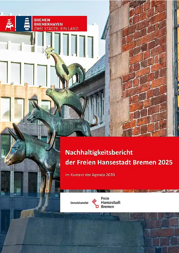 Titelbild des Nachhaltigkeitsberichts 2025
