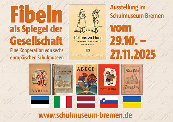 Plakat Fibeln als Spiegel der Gesellschaft