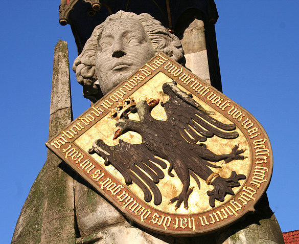 Der Roland auf dem Bremer Marktplatz