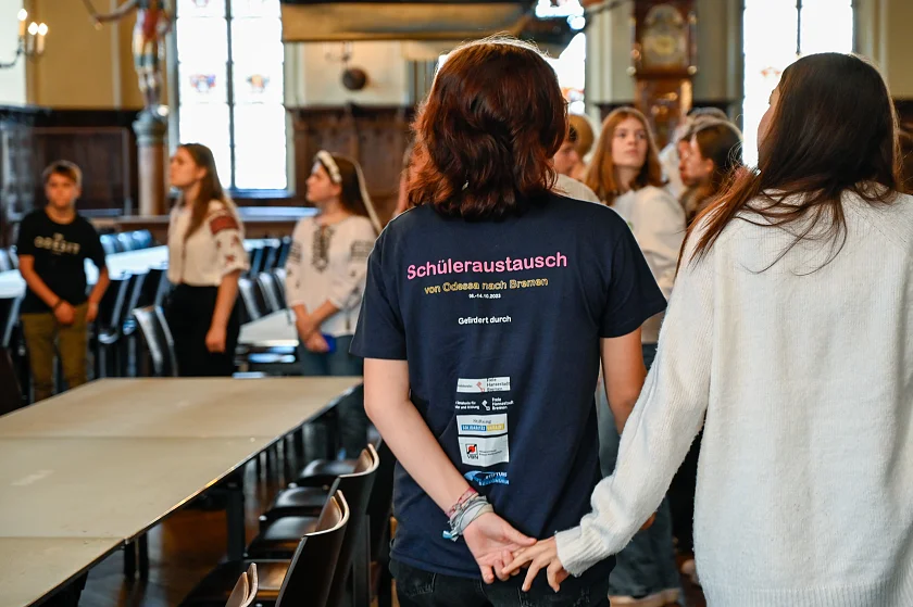 Schüleraustausch von Odesa nach Bremen im Jahr 2023