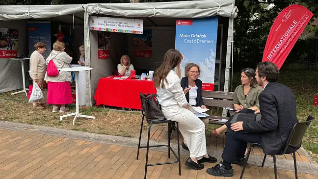 Stand  auf Dominikanermarkt in Danzig 