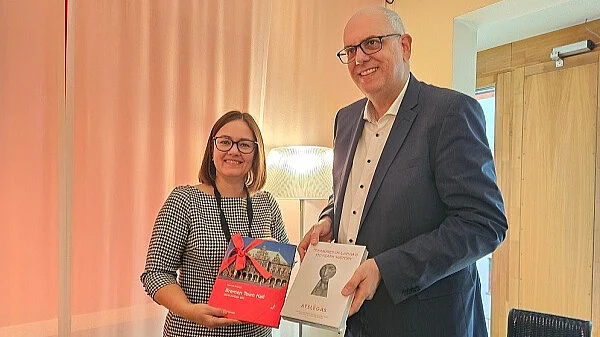 Austausch Bürgermeister Bovenschulte mit der stellvertretenden Bürgermeisterin Rigas, Linda Ozola