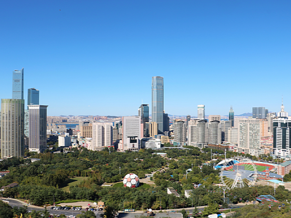 Blick auf Dalian