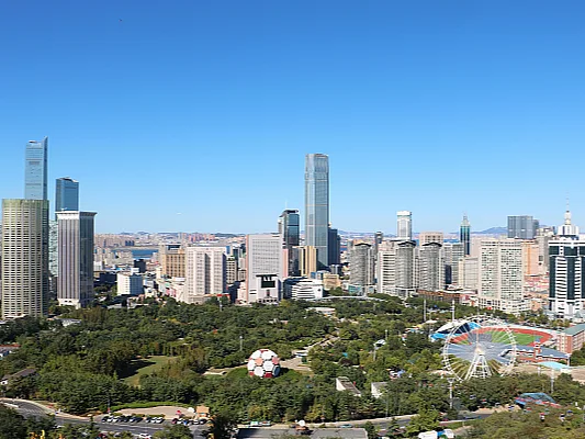Blick auf Dalian