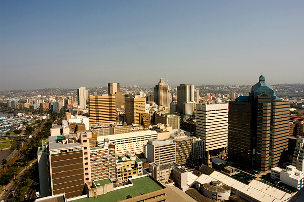 Blick auf Durban