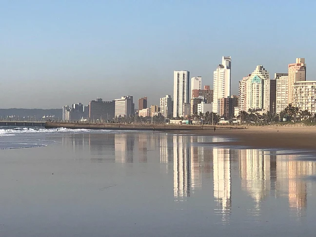 Blick auf Durban