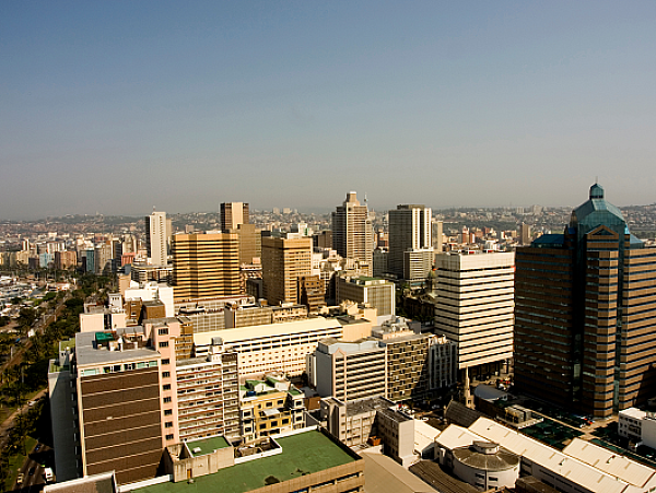 Blick auf Durban