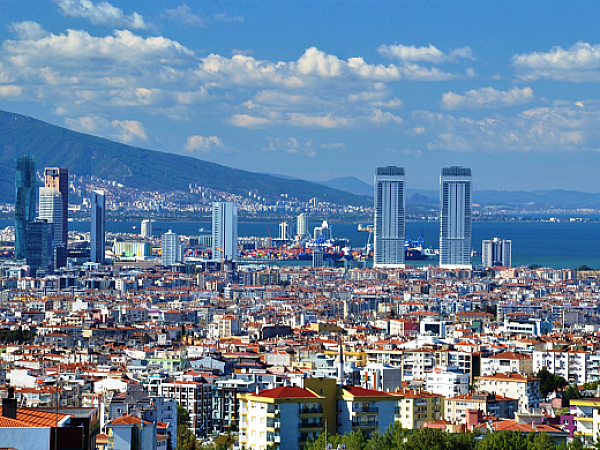 Blick auf Izmir