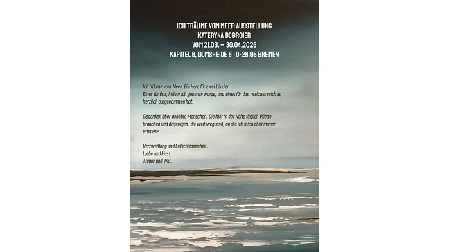 Bilderausstellung von Kateryna Dobroier