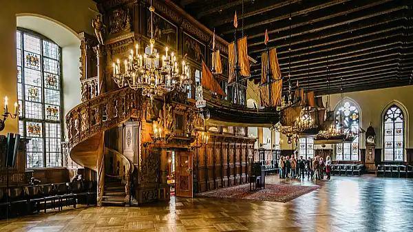 Blick in die Obere Rathaushalle