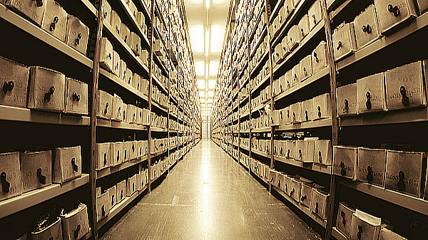 Bild eines Archivs