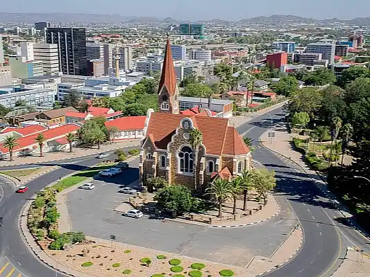 Blick auf Windhoek